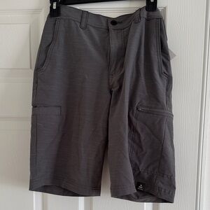 Youth Gray Cargo Shorts - Casual Everyday Wear